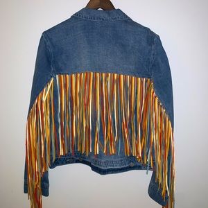 Fringe Denim Jacket